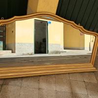 Specchiera in legno dorato