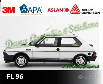 Kit fasce Fiat Ritmo 125TC Abarth adesivi vano ecc