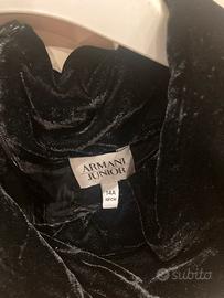 Vestito elegante velluto nero