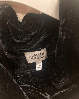 Vestito elegante velluto nero