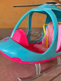 Elicottero barbie, cassa barbie e barbie café