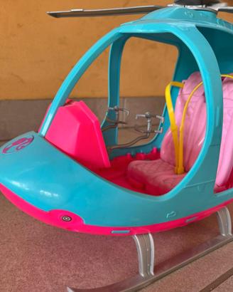 Elicottero barbie, cassa barbie e barbie café