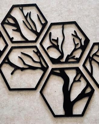 Ornamento albero da parete