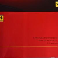 Manuale Airbag originale,Ferrari Enzo, 360 C.S.