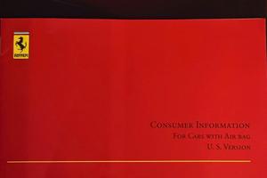 Manuale Airbag originale,Ferrari Enzo, 360 C.S.