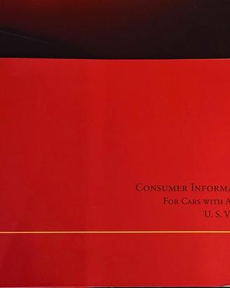 Manuale Airbag originale,Ferrari Enzo, 360 C.S.