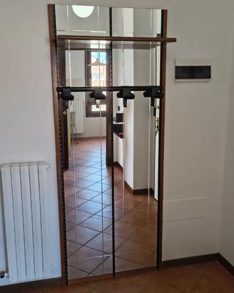 Appendiabiti / Specchio da muro