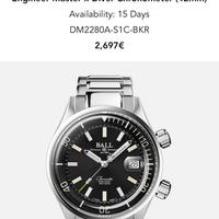 Ball - Engineer Master Il Diver Chronometer FULL
