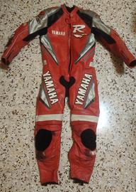 tuta intera pelle uffiale Yamaha 