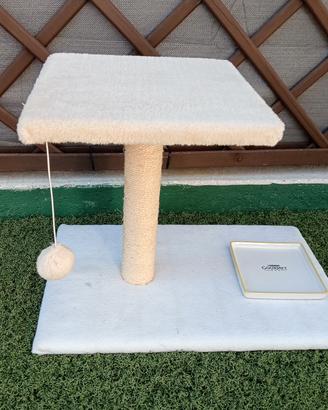 2 Tiragraffi gattino + piatto ceramica 