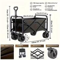 Carrello spiaggia MARE campeggio Ruote XL. Nuovo