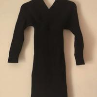 Abito nero manica lunga