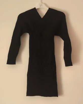 Abito nero manica lunga