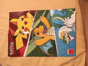 Poster Pokemon MC Donald's Pikachu draghi Happy me