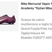 Scarpe mercurial nike mbape Nº 44