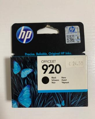 HP 920 bk nero nuova originale CD971AE