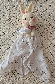 doudou Neonato Fatto a Mano all’Uncinetto 