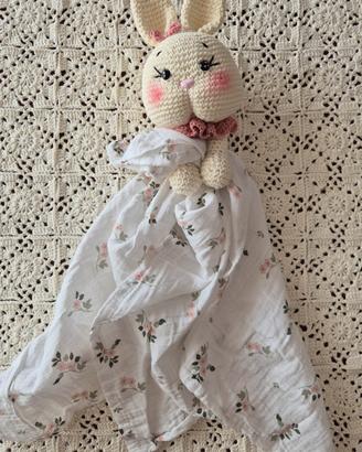 doudou Neonato Fatto a Mano all’Uncinetto 