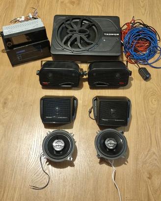 Impianto stereo camper auto