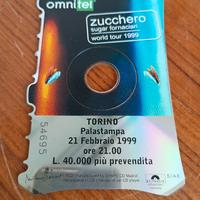 CD ticket Zucchero 1999