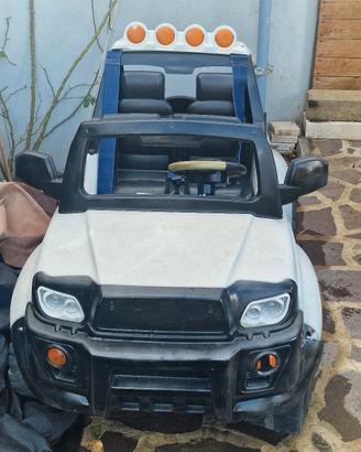 macchina elettrica jeep bambini feber