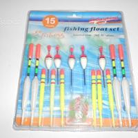 15 pz galleggianti galleggiante pesca pescare ingl