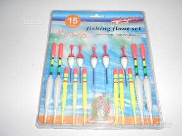 15 pz galleggianti galleggiante pesca pescare ingl