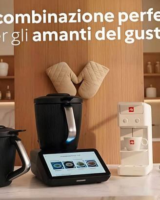 Bimby tm7 con doppio boccale e macchina illy caffè