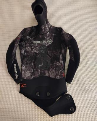 Giacca muta usata Beuchat Trigoblack 5 mm