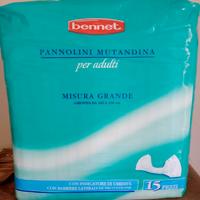 pannolini /mutandine per adulti 