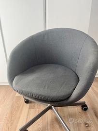 Poltrona ikea grigia