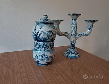 Coppia Ceramiche d'Arte G. Barile Albisola