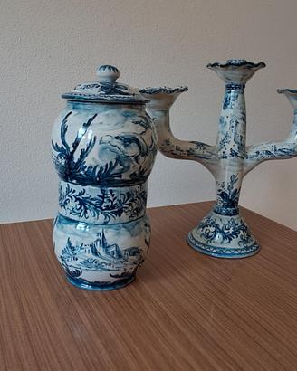 Coppia Ceramiche d'Arte G. Barile Albisola