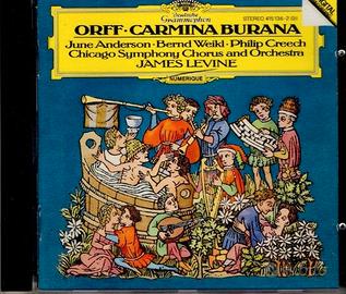 CD Carmina Burana Karl Orff Deutsche Grammophon CD