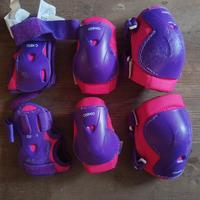 Casco e protezioni roller bambina 