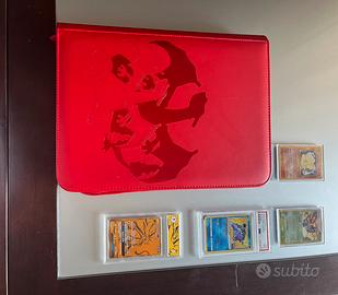 Collezione pokemon con carte gradate