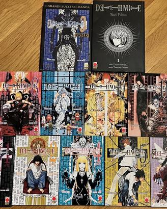 Death Note vol 1-12 (vol 3 gold e vol 1 black ed.)