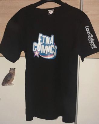 1 Maglietta fiera Etna comics logo vintage t shirt