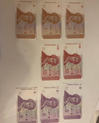 BANCONOTE REPUBBLICA HRVATSKA