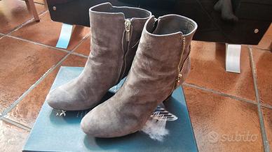 Scarpe GEOX - Tronchetto scamosciato grey - tg 39