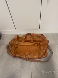 Borsone da viaggio in pelle marca ELEVENTY