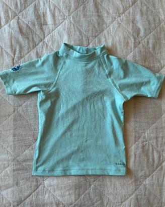 Decathlon Maglia anti-UV baby azzurra taglia 24-30
