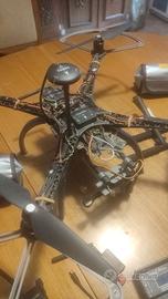 Drone autocostruito + batterie e accessori, pronto