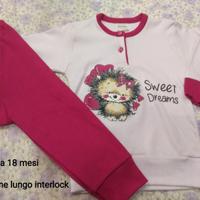 Pigiama neonata interlock