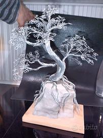 Bonsai su pietra fatto a mano