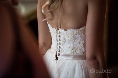 Abito da Sposa Caroline Castigliano seta e pizzo