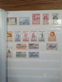 Francobolli Italia 1958, 1959, 1960 - Nuovi