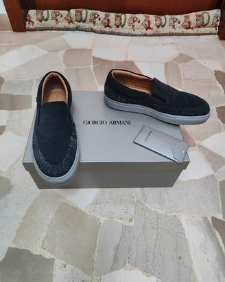scarpe uomo scamosciate Giorgio Armani 