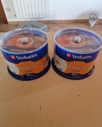 DVD-R Verbatin 2 campane 50 pz printable