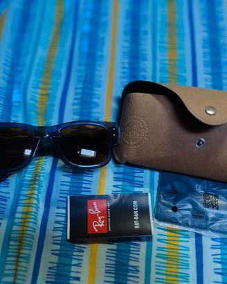 Ray-ban Mega Wayfarer Blu/trasparente Dimen. 51/21